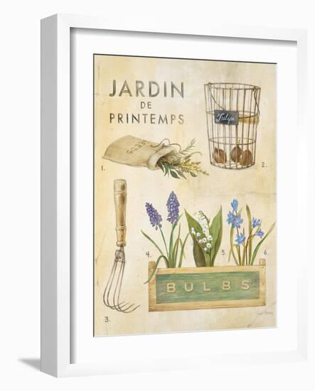 Spring Garden Poster-Angela Staehling-Framed Art Print