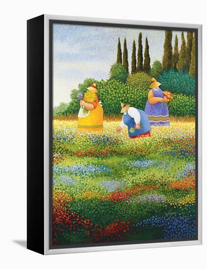 Spring Gathering-Lowell Herrero-Framed Stretched Canvas