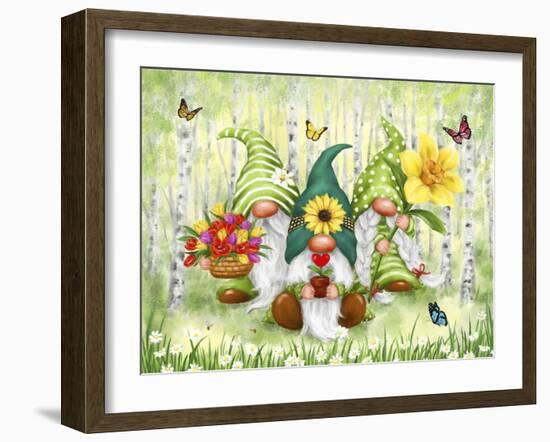 Spring Gnomes-MAKIKO-Framed Giclee Print