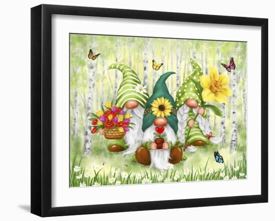 Spring Gnomes-MAKIKO-Framed Giclee Print