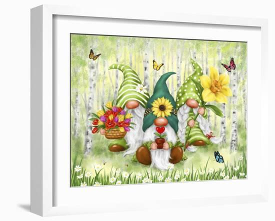 Spring Gnomes-MAKIKO-Framed Giclee Print