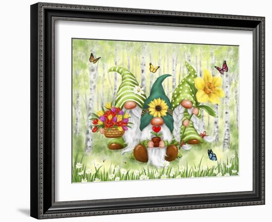 Spring Gnomes-MAKIKO-Framed Giclee Print