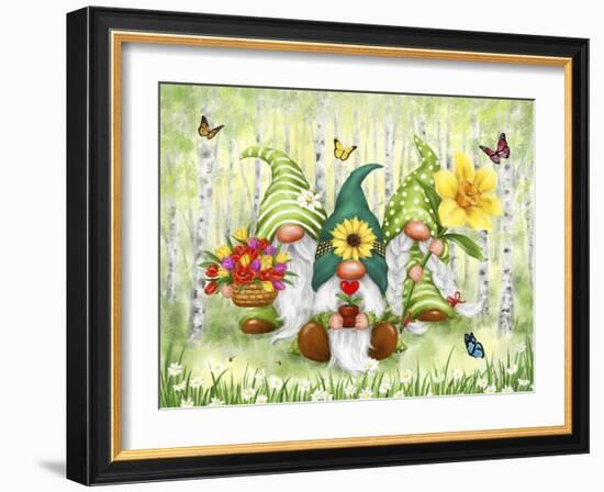 Spring Gnomes-MAKIKO-Framed Giclee Print