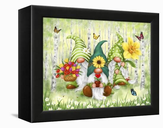 Spring Gnomes-MAKIKO-Framed Premier Image Canvas