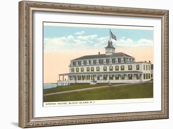 Spring House, Block Island, Rhode Island-null-Framed Art Print