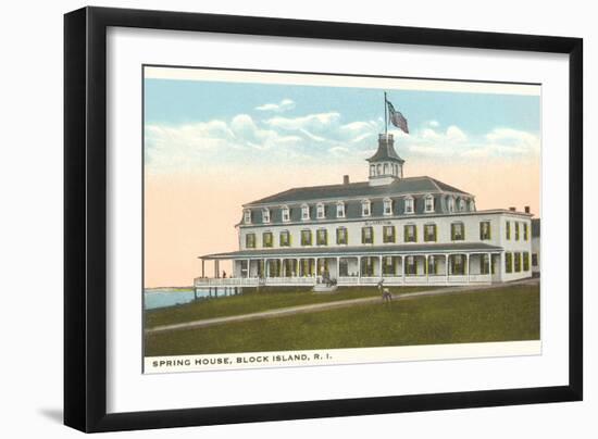Spring House, Block Island, Rhode Island-null-Framed Art Print