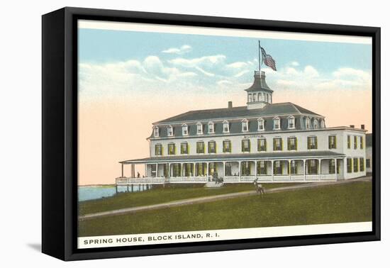 Spring House, Block Island, Rhode Island-null-Framed Stretched Canvas