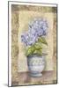 Spring Hydrangea-Abby White-Mounted Art Print