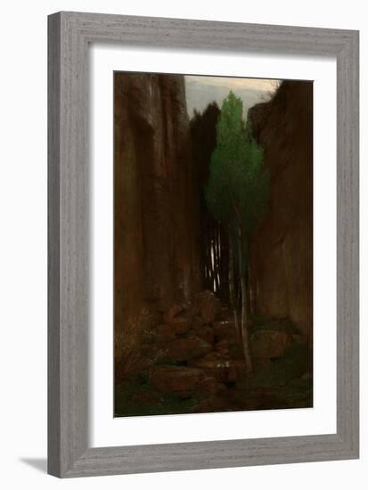 Spring in a Narrow Gorge, 1881-Arnold Böcklin-Framed Giclee Print