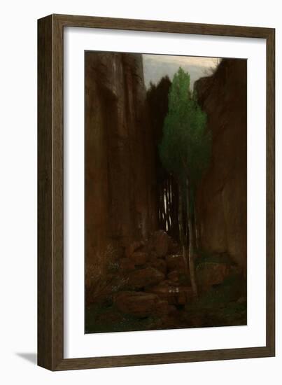 Spring in a Narrow Gorge, 1881-Arnold Böcklin-Framed Giclee Print