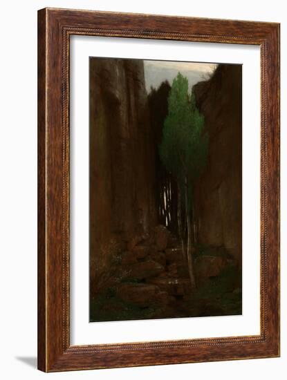 Spring in a Narrow Gorge, 1881-Arnold Böcklin-Framed Giclee Print