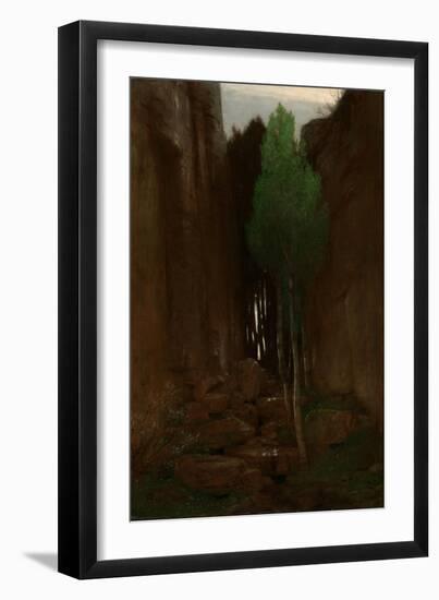 Spring in a Narrow Gorge, 1881-Arnold Böcklin-Framed Giclee Print