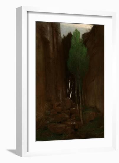 Spring in a Narrow Gorge, 1881-Arnold Böcklin-Framed Giclee Print