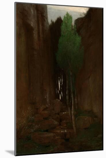 Spring in a Narrow Gorge, 1881-Arnold Böcklin-Mounted Giclee Print