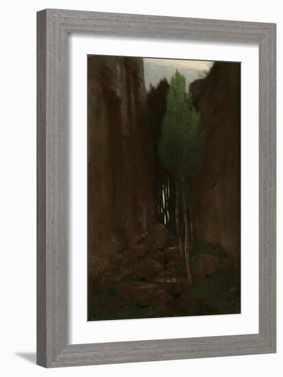 Spring in a Narrow Gorge, 1881-Arnold Bocklin-Framed Giclee Print