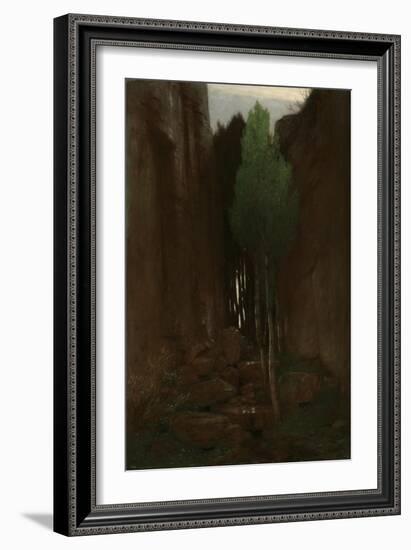 Spring in a Narrow Gorge, 1881-Arnold Bocklin-Framed Giclee Print