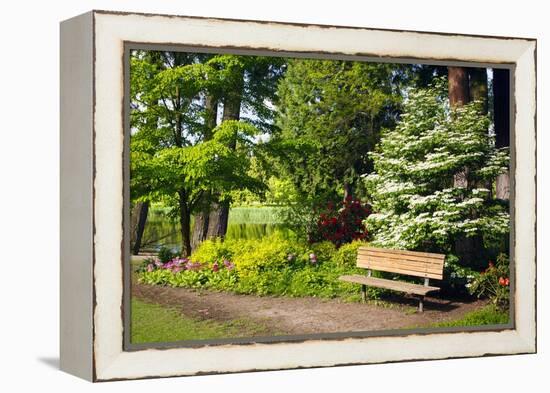 Spring in Crystal Springs Rhododendron Garden, Portland, Oregon, USA-Craig Tuttle-Framed Premier Image Canvas