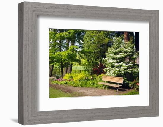 Spring in Crystal Springs Rhododendron Garden, Portland, Oregon, USA-Craig Tuttle-Framed Photographic Print