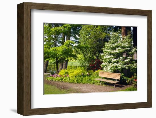 Spring in Crystal Springs Rhododendron Garden, Portland, Oregon, USA-Craig Tuttle-Framed Photographic Print