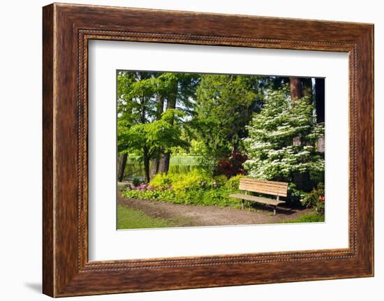 Spring in Crystal Springs Rhododendron Garden, Portland, Oregon, USA-Craig Tuttle-Framed Photographic Print