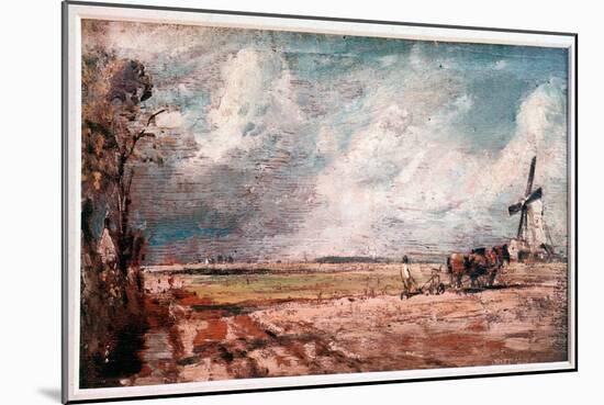 Spring in East Bergholt, England (Painting, 1816)-John Constable-Mounted Giclee Print