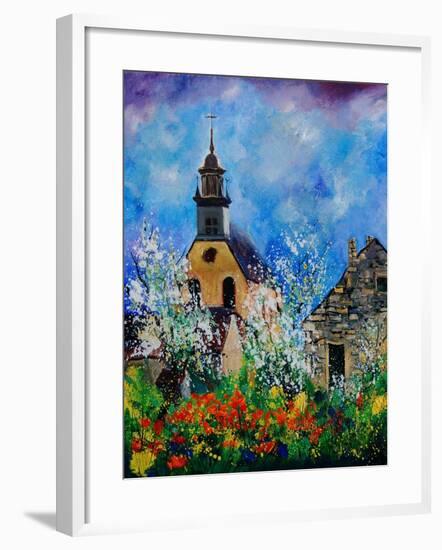 Spring In Foy Notre Dame-Pol Ledent-Framed Art Print