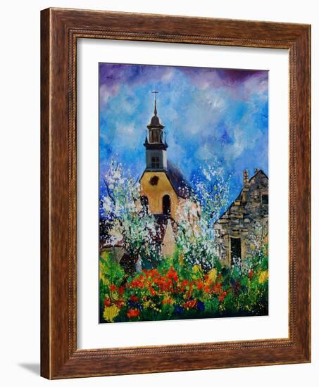 Spring In Foy Notre Dame-Pol Ledent-Framed Art Print