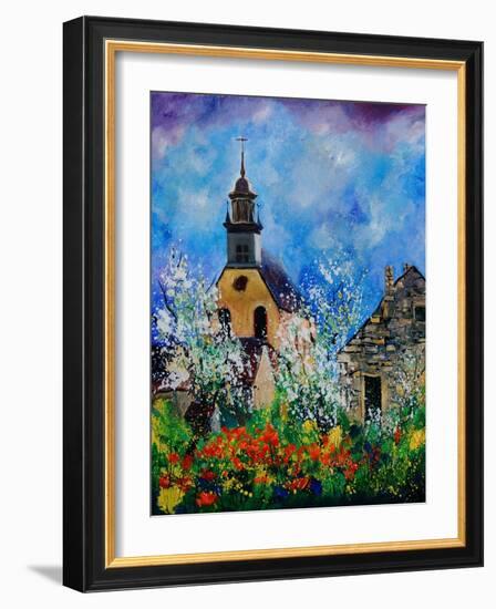 Spring In Foy Notre Dame-Pol Ledent-Framed Art Print