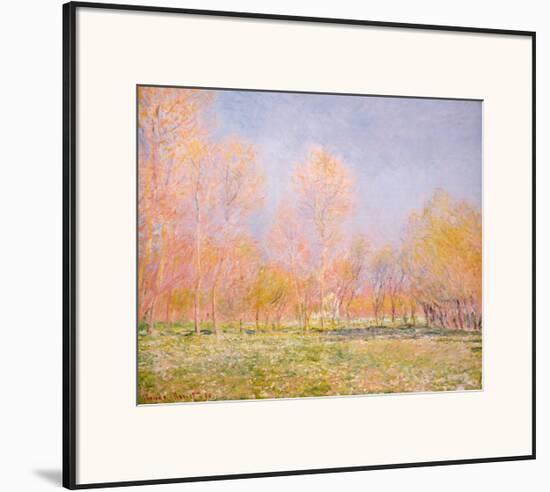 Spring in Giverny, 1890-Claude Monet-Framed Art Print