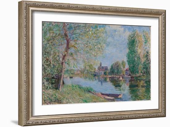 Spring in Moret-sur-Loing; Le printemps a Moret sur Loing, 1891-Alfred Sisley-Framed Giclee Print