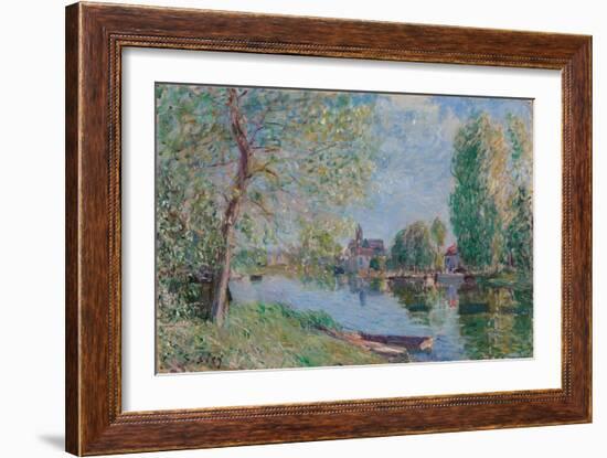 Spring in Moret-sur-Loing; Le printemps a Moret sur Loing, 1891-Alfred Sisley-Framed Giclee Print