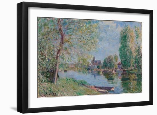 Spring in Moret-sur-Loing; Le printemps a Moret sur Loing, 1891-Alfred Sisley-Framed Giclee Print