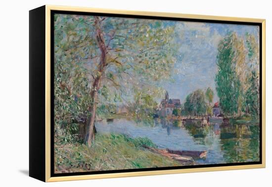 Spring in Moret-sur-Loing; Le printemps a Moret sur Loing, 1891-Alfred Sisley-Framed Premier Image Canvas