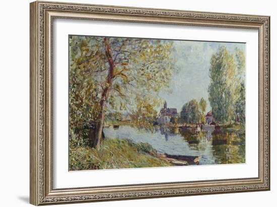 Spring in Moret-Sur-Loing-Alfred Sisley-Framed Giclee Print