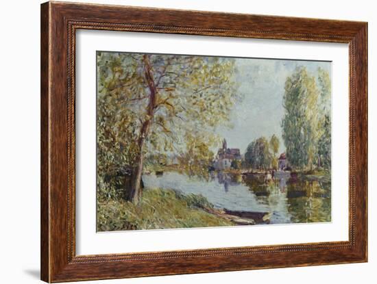 Spring in Moret-Sur-Loing-Alfred Sisley-Framed Giclee Print