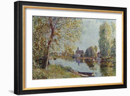 Spring in Moret-Sur-Loing-Alfred Sisley-Framed Giclee Print