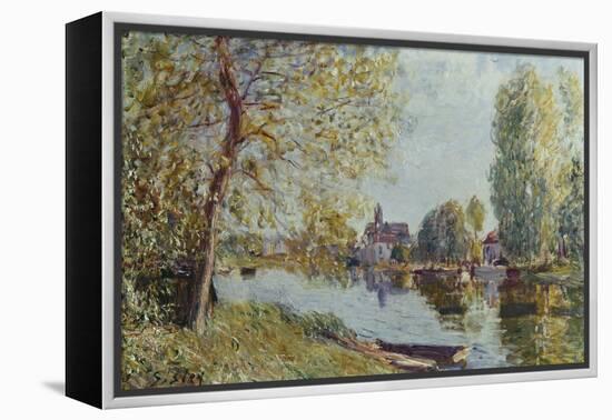 Spring in Moret-Sur-Loing-Alfred Sisley-Framed Premier Image Canvas