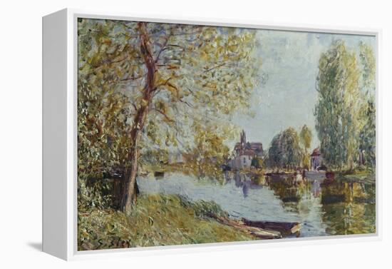 Spring in Moret-Sur-Loing-Alfred Sisley-Framed Premier Image Canvas