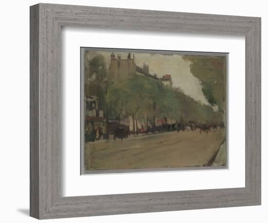 Spring in Paris, 1903 (Oil on Panel)-Alson Skinner Clark-Framed Giclee Print