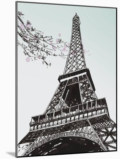 Spring in Paris II-Melissa Wang-Mounted Art Print