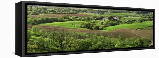 Spring in the Mississippi River Valley Near the Balltown, Dubuque County, Iowa, Usa-null-Framed Premier Image Canvas