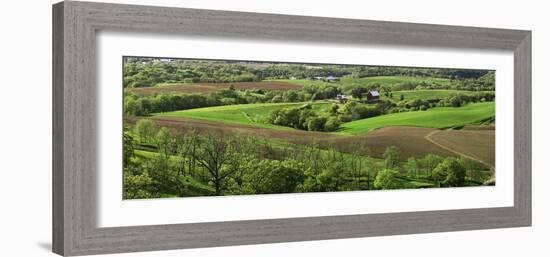 Spring in the Mississippi River Valley Near the Balltown, Dubuque County, Iowa, Usa-null-Framed Photographic Print