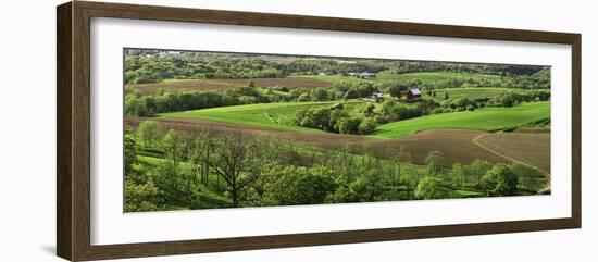 Spring in the Mississippi River Valley Near the Balltown, Dubuque County, Iowa, Usa-null-Framed Photographic Print