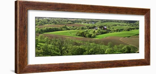 Spring in the Mississippi River Valley Near the Balltown, Dubuque County, Iowa, Usa-null-Framed Photographic Print