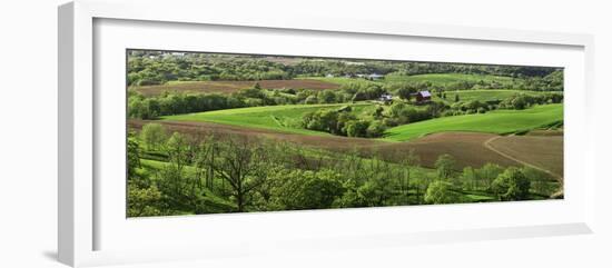 Spring in the Mississippi River Valley Near the Balltown, Dubuque County, Iowa, Usa-null-Framed Photographic Print