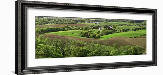 Spring in the Mississippi River Valley Near the Balltown, Dubuque County, Iowa, Usa-null-Framed Photographic Print