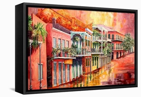 Spring in the Vieux Carrre-Diane Millsap-Framed Stretched Canvas