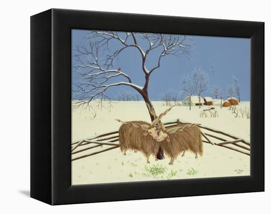 Spring in Winter, 1987-Magdolna Ban-Framed Premier Image Canvas