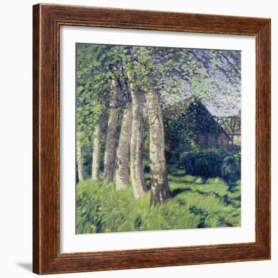 Spring in Worpswede, about 1900-Hans Am Ende-Framed Giclee Print