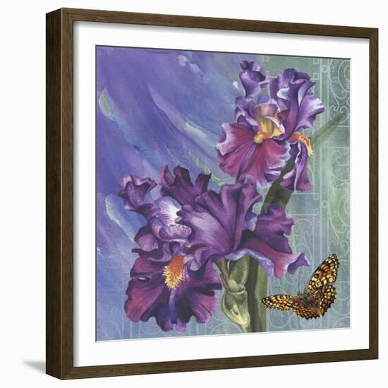 Spring Iris Garden-Bill Jackson-Framed Giclee Print